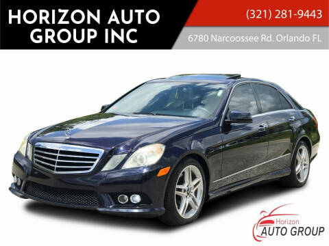 2010 Mercedes-Benz E-Class for sale at HORIZON AUTO GROUP INC in Orlando FL