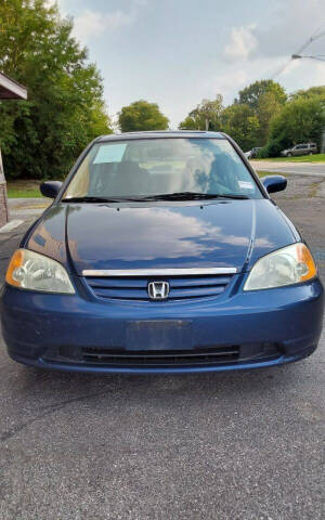 2002 honda civic coupe blue