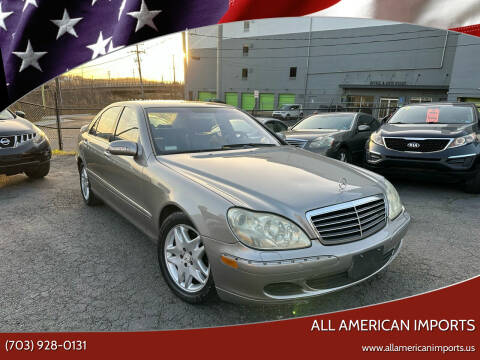 2003 Mercedes-Benz S-Class for sale at All American Imports in Alexandria VA