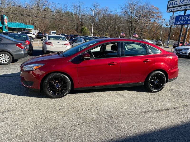 2015 Ford Focus for sale at M G Motors in Johnston RI