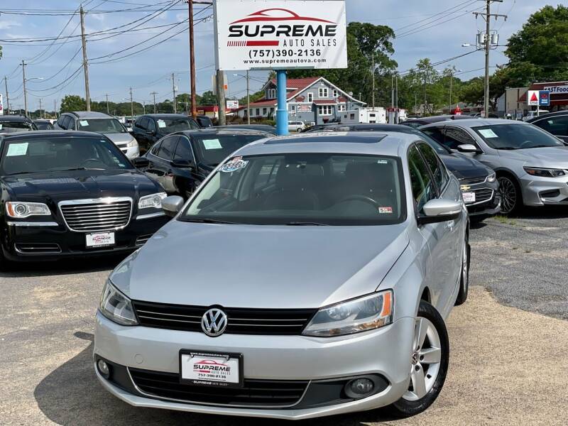 2012 Volkswagen Jetta for sale at Supreme Auto Sales in Chesapeake VA