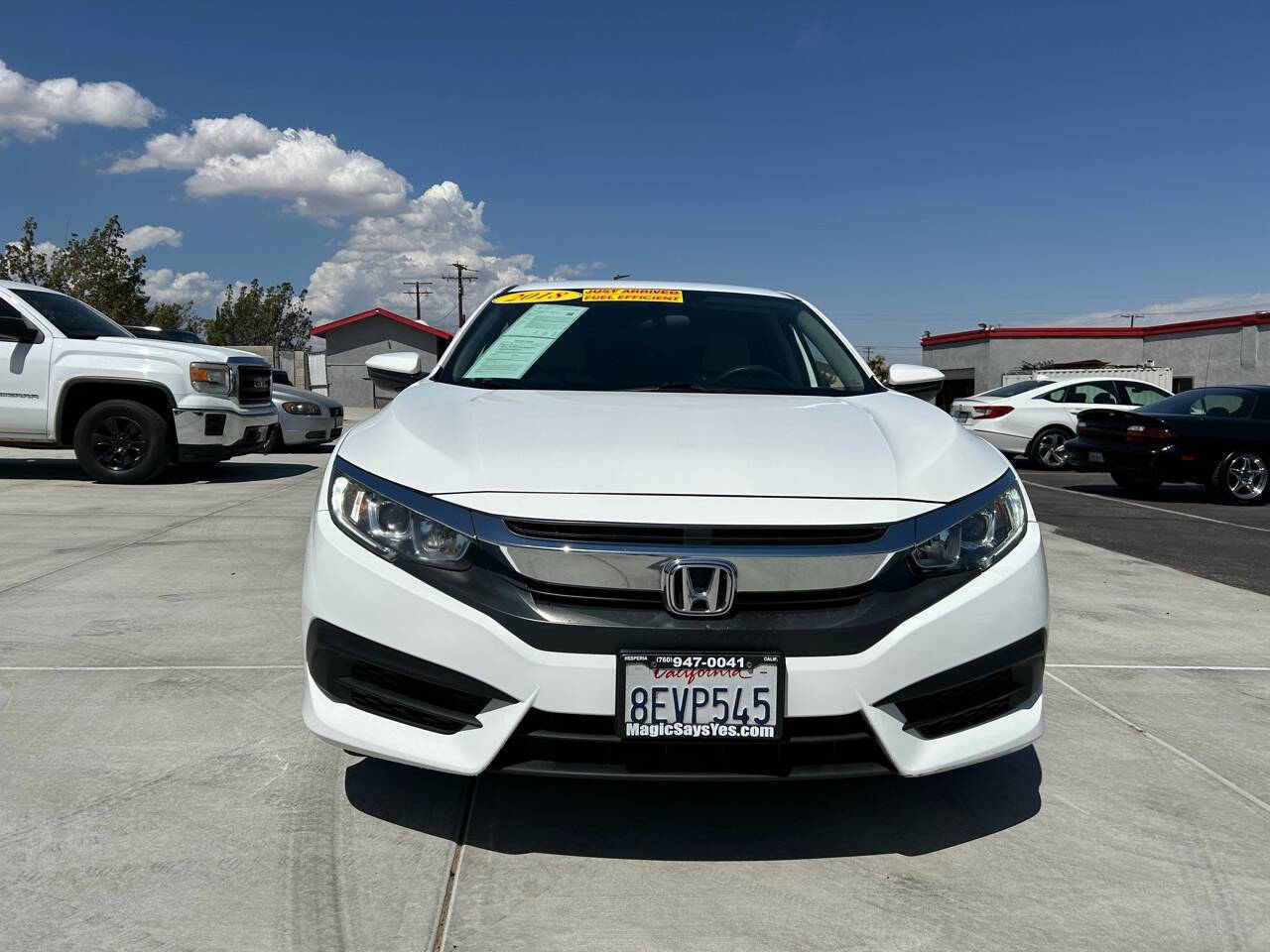 2018 Honda Civic for sale at Magic Auto Sales in Hesperia, CA