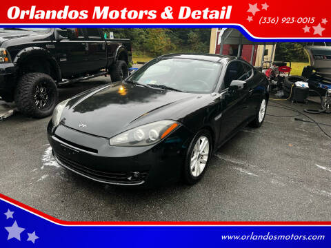 2007 Hyundai Tiburon for sale at Orlandos Motors & Detail in Winston Salem NC