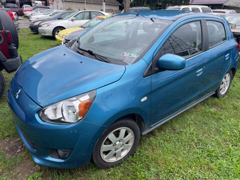 2014 Mitsubishi Mirage for sale at Trocci's Auto Sales in West Pittsburg PA
