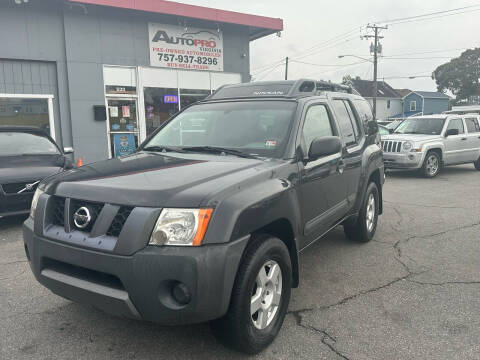 2005 Nissan Xterra for sale at AutoPro Virginia LLC in Virginia Beach VA