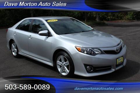 2013 Toyota Camry for sale at Dave Morton Auto Sales in Salem OR
