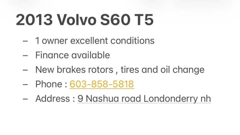 2013 Volvo S60 T5