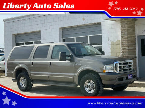 2002 Ford Excursion for sale at Liberty Auto Sales in Merrill IA