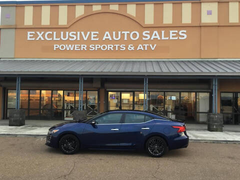 2017 Nissan Maxima for sale at Exclusive Auto Sales LLC in Robinsonville MS