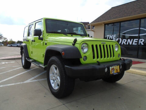 2016 Jeep Wrangler Unlimited for sale at Cornerlot.net in Bryan TX