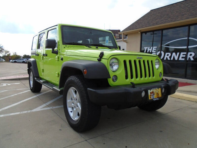 2016 Jeep Wrangler Unlimited for sale at Cornerlot.net in Bryan TX