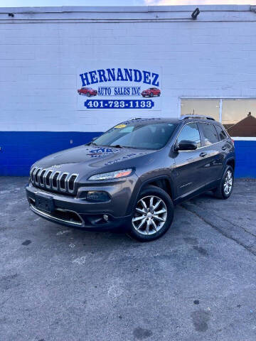 2018 Jeep Cherokee for sale at Hernandez Auto Sales in Pawtucket RI