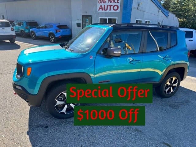 2020 Jeep Renegade for sale at ONE PRICE AUTO in Mount Clemens, MI