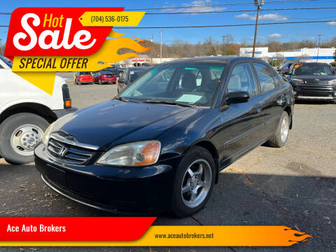 2002 Honda Civic for sale at Ace Auto Brokers in Charlotte NC