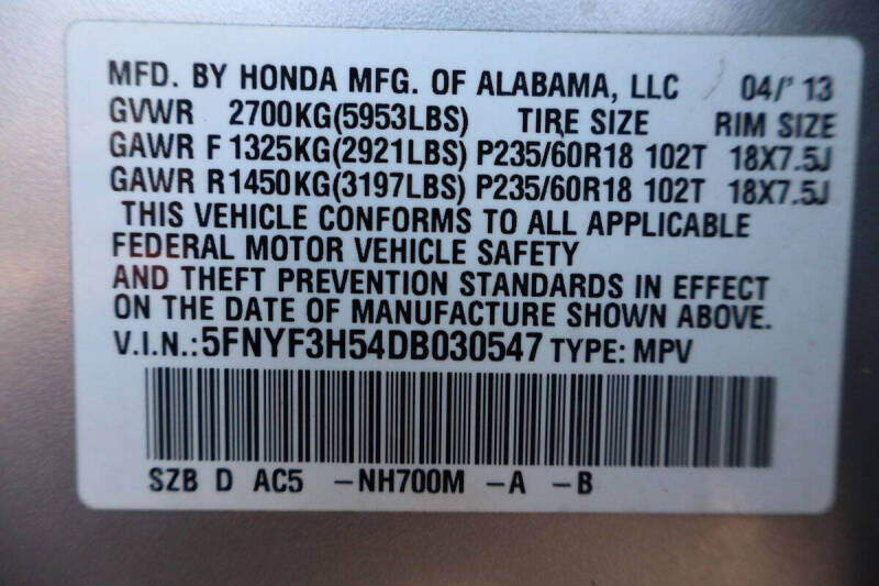 2013 Honda Pilot EX-L