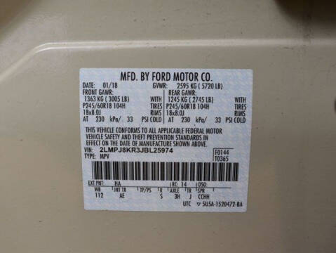 2018 Lincoln MKX Select