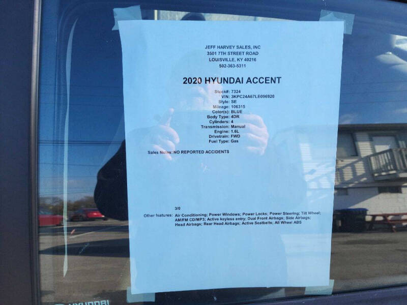 2020 Hyundai Accent SE