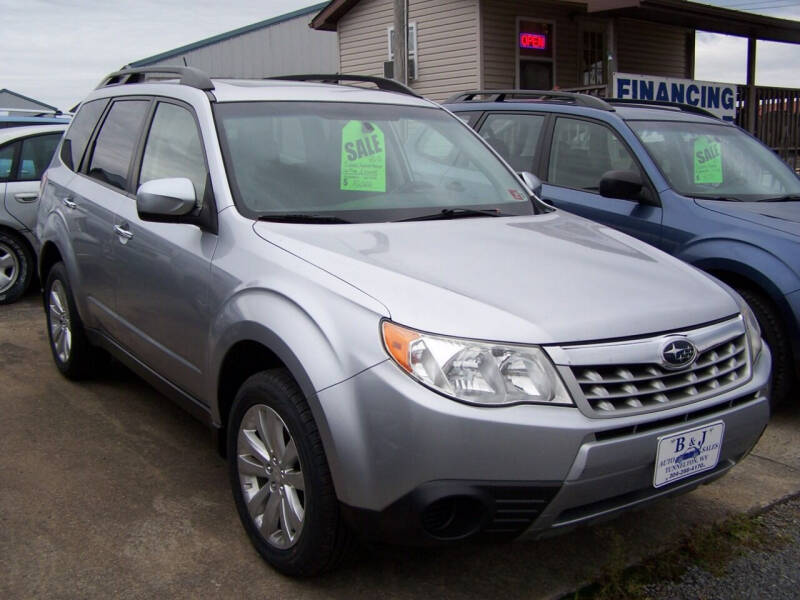 2012 Subaru Forester for sale at B & J Auto Sales in Tunnelton WV