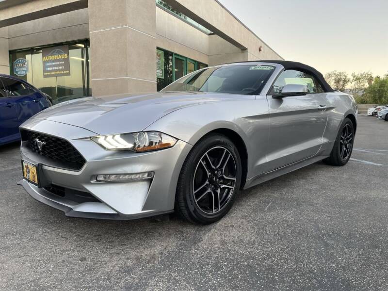 2020 Ford Mustang for sale at AutoHaus in Colton CA