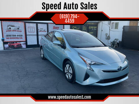 2016 Toyota Prius for sale at Speed Auto Sales in El Cajon CA