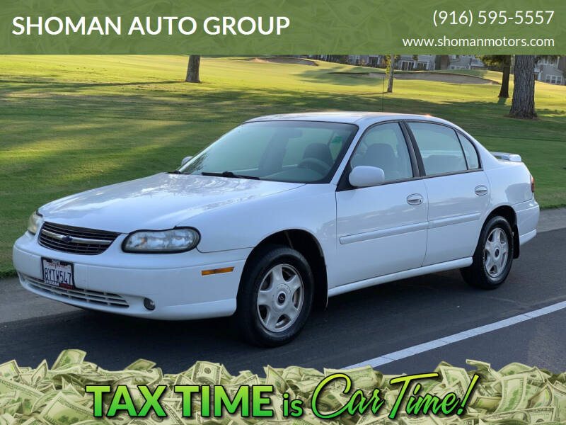 2001 Chevrolet Malibu for sale at SHOMAN AUTO GROUP in Davis CA