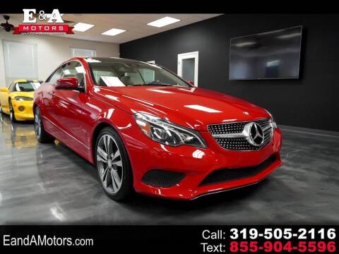 2016 Mercedes-Benz E-Class for sale at E&A Motors in Waterloo IA