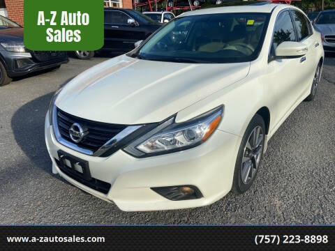 2017 Nissan Altima for sale at A-Z Auto Sales in Newport News VA