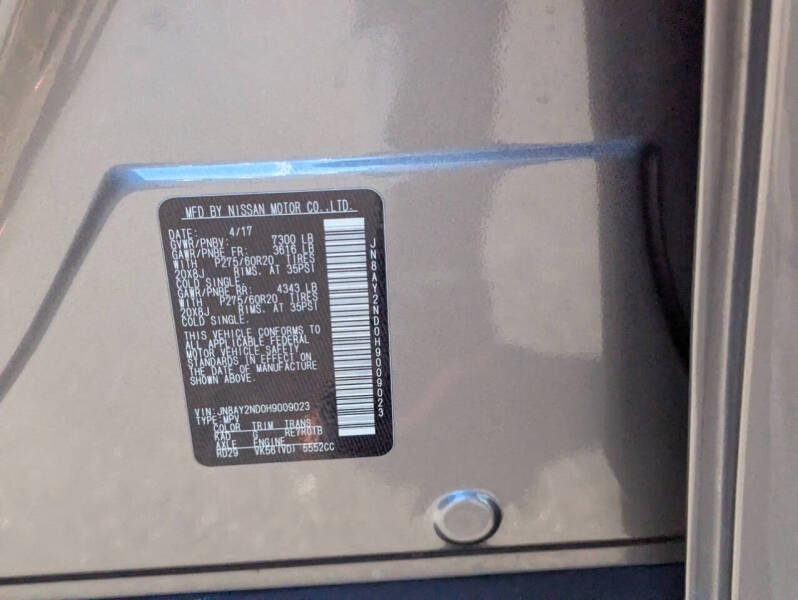 2017 Nissan Armada SL