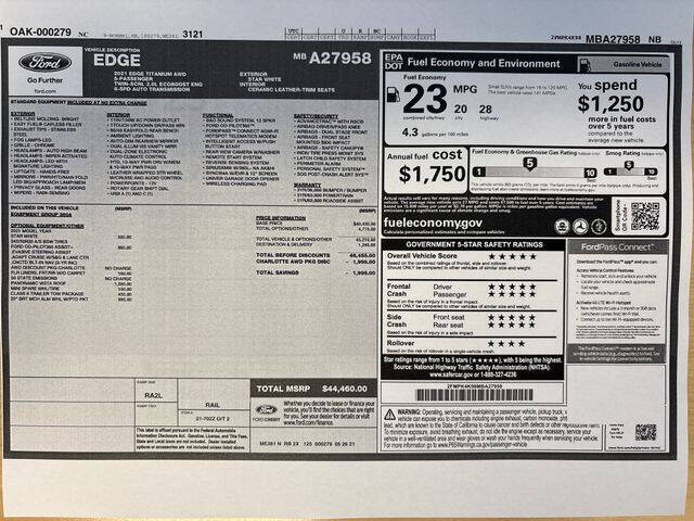 2021 Ford Edge Titanium