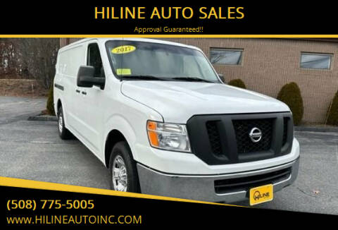 2017 Nissan NV for sale at HILINE AUTO SALES in Hyannis MA