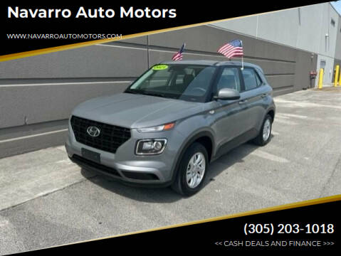2021 Hyundai Venue for sale at Navarro Auto Motors in Hialeah FL