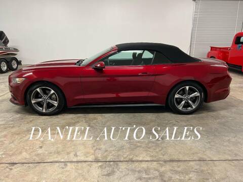 2015 Ford Mustang for sale at Daniel Used Auto Sales in Dallas GA