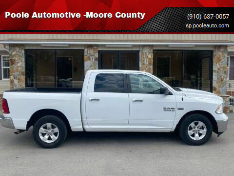 2014 RAM 1500 for sale at Poole Automotive in Laurinburg NC