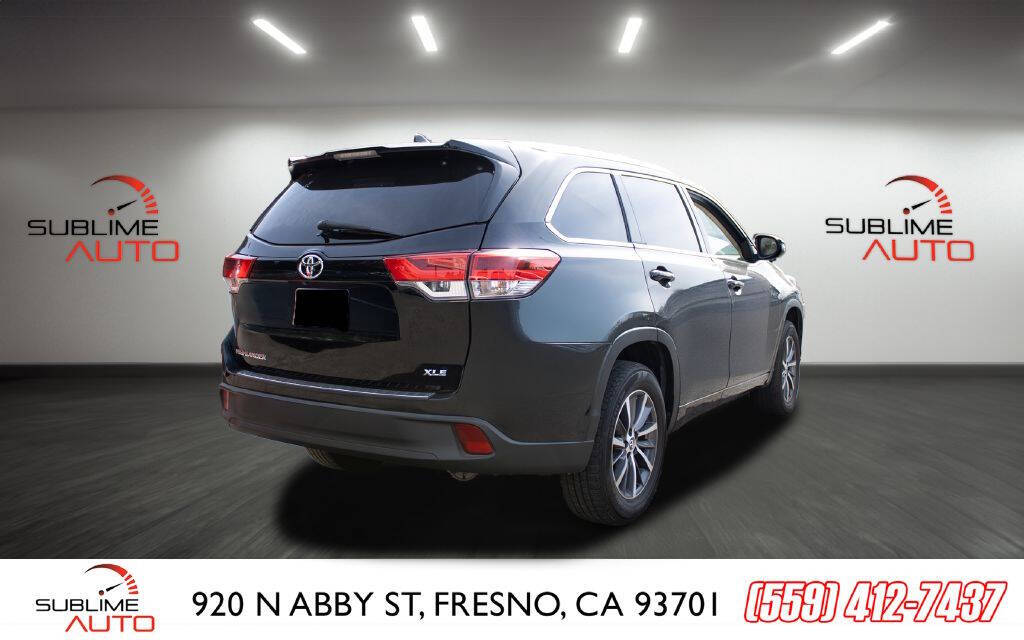 2017 Toyota Highlander for sale at SUBLIME AUTO in Fresno, CA