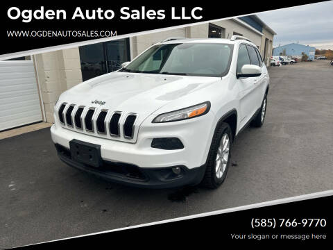 2018 Jeep Cherokee for sale at Ogden Auto Sales LLC in Spencerport NY