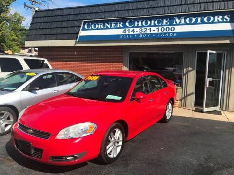 2009 Chevrolet Impala for sale at Corner Choice Motors in West Allis WI