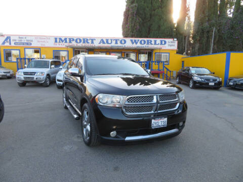 2013 Dodge Durango for sale at Import Auto World in Hayward CA