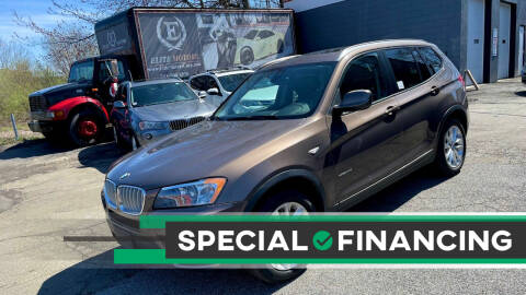 2013 BMW X3 for sale at ELITE MOTORS in West Haven CT