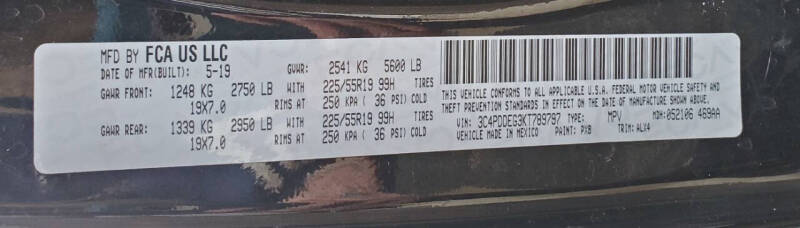 2019 Dodge Journey GT