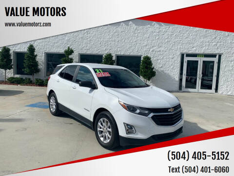 2021 Chevrolet Equinox for sale at VALUE MOTORS in Marrero LA