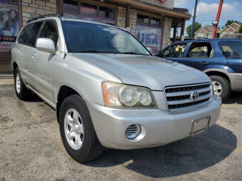2003 Toyota Highlander for sale at USA Auto Brokers in Houston TX