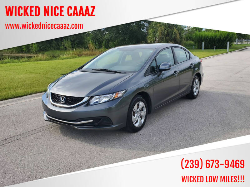 2013 Honda Civic for sale at WICKED NICE CAAAZ in Cape Coral FL