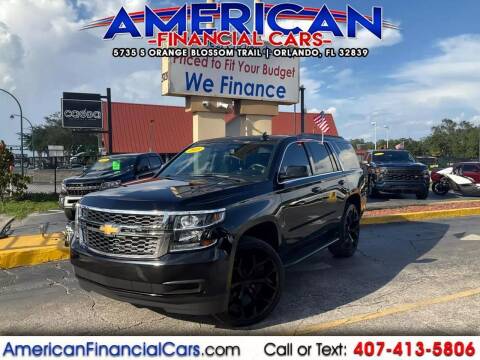 2015 Chevrolet Tahoe for sale at American Financial Cars in Orlando FL