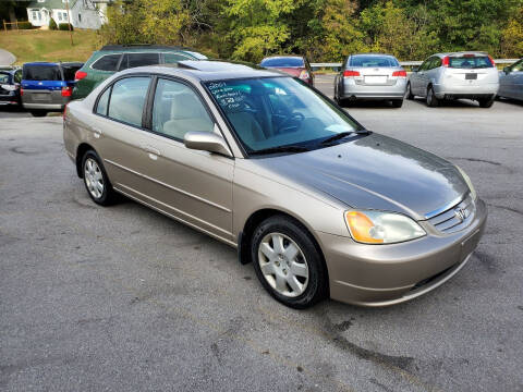 2001 Honda Civic for sale at DISCOUNT AUTO SALES in Johnson City TN