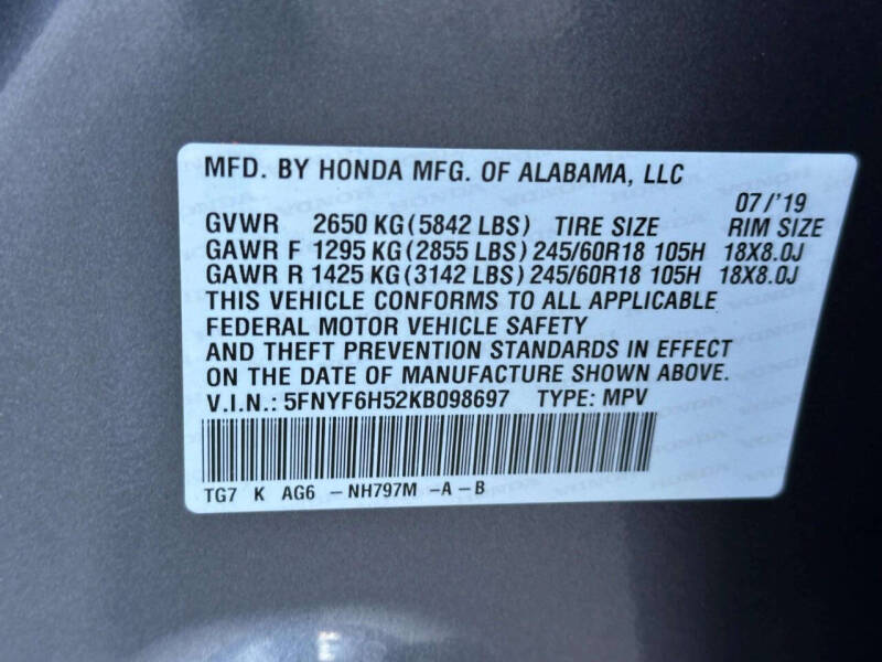 2019 Honda Pilot EX-L
