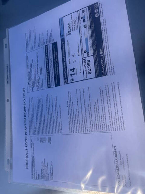 2010 Rolls-Royce Phantom Drophead Coupe