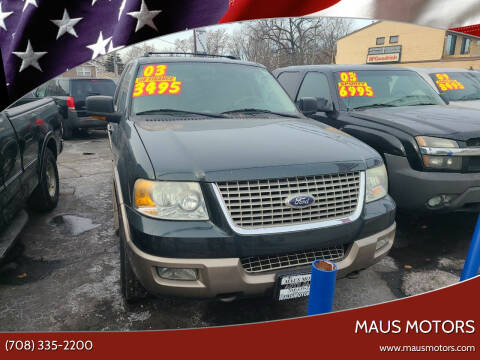 2003 Ford Expedition for sale at MAUS MOTORS in Hazel Crest IL