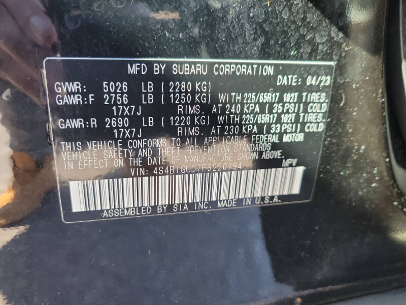 2023 Subaru Outback Wilderness