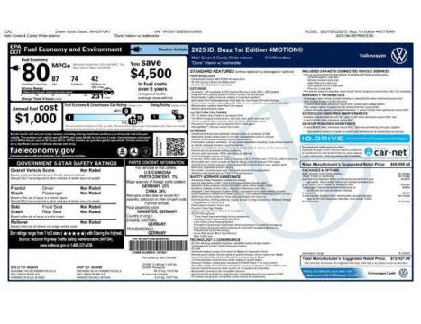 2025 Volkswagen ID. Buzz 1st Edition 4Motion