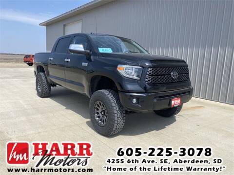 2019 Toyota Tundra for sale at Harr's Redfield Ford in Redfield SD